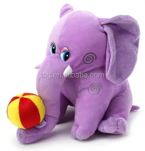 Cute Soft Purple Elephant Stuffed Elephant Plush Toy kids gift