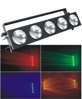 Projecteur lumineux à faisceau led RGB 5x10w, équipement de matrice, étanche IP65, éclairage de scène