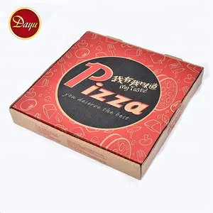 Tùy Chỉnh Cá Nhân Giá Rẻ Sóng Carton Pizza Thực Phẩm Giao Hàng Hộp