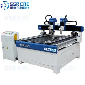 popular 4 axis rotary wood carving cnc router used for wood/soft metals/composite materials SSR-1212R2