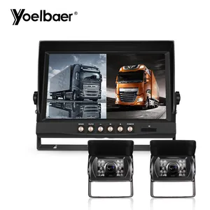 12V 24V AHD Car Reverse Back Up Rear View Camera for Trucks Bus Caravan Van Excavator RV Trailer Camper with Monitor