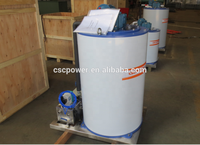 Fabricant de glace en flocons 1T 2T 5T 10T 30T Évaporateur Générateur de glace Tambour à glace