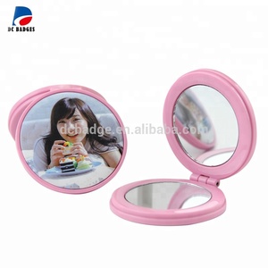 <span class=keywords><strong>2</strong></span> 1/4 "58mm trống nhỏ gọn gương nút gấp huy hiệu vật liệu - Product Image 5