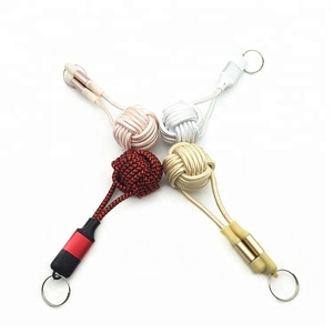 Elegante nodo cinese USB tipo C cavo portachiavi <span class=keywords><strong>carica</strong></span> del telefono <span class=keywords><strong>e</strong></span> uso del Computer - Product Image 2