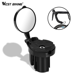 WEST BIKING <span class=keywords><strong>Mini</strong></span> miroir en acrylique pour VTT, miroir de guidon de vélo, autres accessoires de vélo, miroir arrière de guidon de vélo - Product Image 3