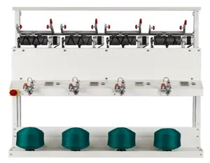 독일 전동기 코일 감기 기계 자동 실 감기 기계 백색 털실 뒤트는 기계 폴리에스테 털실 자동적인 100%