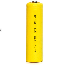 Nút đầu AA 600mAh 1.2V Nickel Cadmium (NiCd) có thể sạc lại pin - Product Image 1