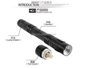 Hecho en México productos 3 W <span class=keywords><strong>mini</strong></span> linterna <span class=keywords><strong>fleshlight</strong></span> India pluma linterna LED - Product Image 3