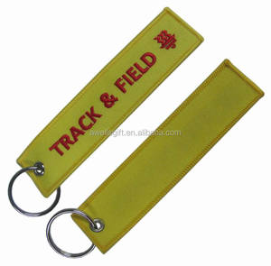 Alta calidad corta bordado correa llavero con mosquetón y anillo <span class=keywords><strong>en</strong></span> <span class=keywords><strong>d</strong></span> - Product Image 5
