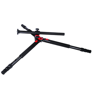 Monopié de aluminio con rotación de <span class=keywords><strong>360</strong></span> <span class=keywords><strong>grados</strong></span> para cámara, columna central giratoria, trípodes de 4 secciones y cabeza de bola, 2 en 1 - Product Image 5