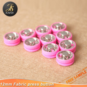 Sinh Thái Thân Thiện Vải Bao Phủ Kim Loại Bấm Nút Snap Từ Trung Quốc - Product Image 2