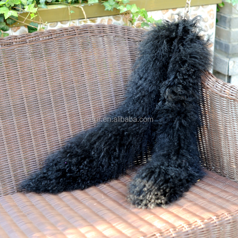 CX-S-02E оптом высокое качество двусторонний меховые реальные монгольского ягненка меховой шарф