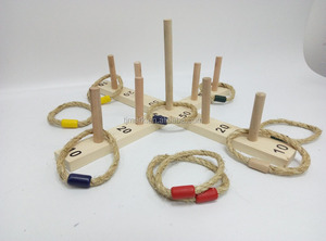 OEM woooden lanzando <span class=keywords><strong>juego</strong></span> juguete clavijas/alboroto/tejos cuerda/ring toss <span class=keywords><strong>juego</strong></span> - Product Image 3
