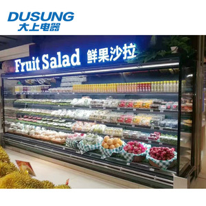 Bán Lẻ Thực Phẩm Lạnh Siêu Thị Thương Mại Rau Quả Hiển Thị Tủ Lạnh - Product Image 6