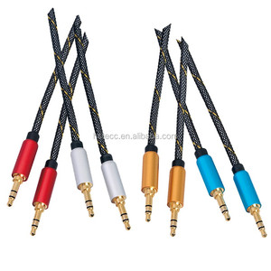 3.5mm <span class=keywords><strong>género</strong></span> <span class=keywords><strong>masculino</strong></span> enchufe video audio altavoz cable de enlace - Product Image 1