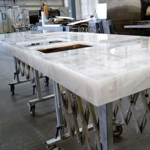 Đá Thạch Anh Pha Lê Trắng Trong Suốt Cho Mặt Bàn Và Gạch Trong Nhà - Product Image 2