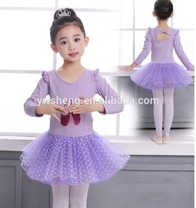 Justaucorps de <span class=keywords><strong>danse</strong></span> pour bébé fille, style 2019, avec mini tutu à pois, pour ballet et gymnastique - Product Image 5