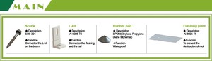 Flash <span class=keywords><strong>L</strong></span> kit para asfalto techo solar Tejas - Product Image 3