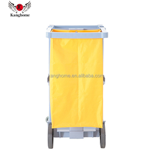 Carrello Multiuso in Plastica a 4 Ruote con Capacità di 68 kg per Uso Alberghiero, Ospedaliero e Pulizie - Carrello per la Pulizia - Product Image 5