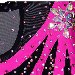 LIUHUO-disfraces de patinaje artístico para niñas, trajes de competición de patinaje para mujeres, hecho en China - Product Image 4