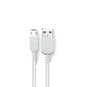 מתמקד המניה V8 אנדרואיד USB נייד כבלים נתונים קו kabel PVC לבן עמיד מהיר מטען kabel מיקרו usb כבל