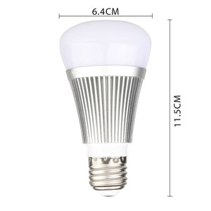 Ampoule led intelligente pour éclairage d'intérieur, 16 millions de couleurs, fonctionne avec <span class=keywords><strong>alexa</strong></span> RGBW wifi APP télécommande E27/B22/E14 - Product Image 1