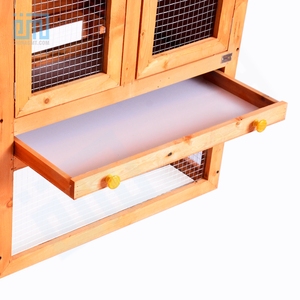 Grande Gabbia di Lusso in Legno per Conigli, Design Ecologico per Animali Domestici in Offerta - Product Image 6