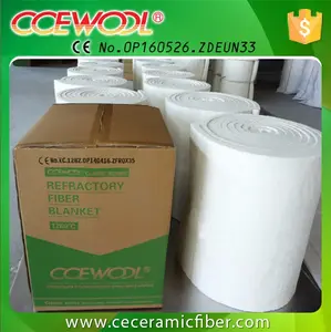 Ceramic Fibre Blanket Wholesaler CCEWOOL CE 6-50mm Thermal Insulation Ceramic Fiber Blanket