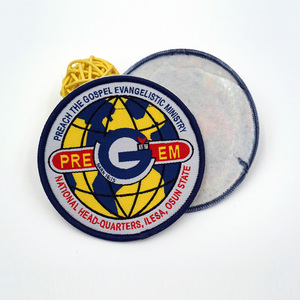 Parche de tela deportiva tejida con Logo personalizado, insignia para uniforme de ropa - Product Image 4