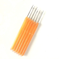 Kit d'extensions de cheveux micro-boucles XUCHANG HARMONY, aiguilles à crochet, outils, 6 couleurs, aiguilles à tricoter en plastique