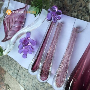 Lampadario in Vetro a Goccia d'Acqua Personalizzato Fatto a Mano <span class=keywords><strong>per</strong></span> <span class=keywords><strong>Ingresso</strong></span> e Atrio di Hotel, Lampada a Sospensione - Product Image 5