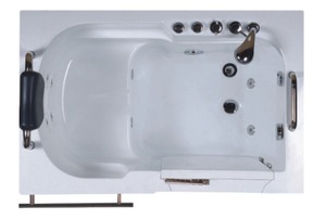 <span class=keywords><strong>Baignoire</strong></span> <span class=keywords><strong>à</strong></span> remous moderne blanche en acrylique avec <span class=keywords><strong>porte</strong></span> <span class=keywords><strong>Baignoire</strong></span> standard <span class=keywords><strong>pour</strong></span> personnes <span class=keywords><strong>âgée</strong></span>s Tablier de trempage Type d'installation - Product Image 3
