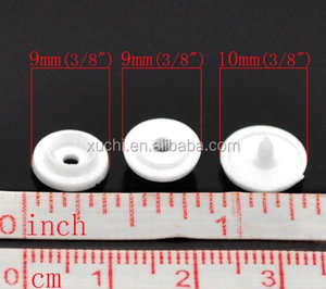 아주 새로운 백색 T3 수지 플라스틱 스냅 잠그개 단추 - Product Image 2