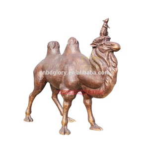 Jardín al aire libre calle paisaje decoración diseño Metal arte escultura bronce camello estatua <span class=keywords><strong>desierto</strong></span> Animal estatuilla para exterior - Product Image 4
