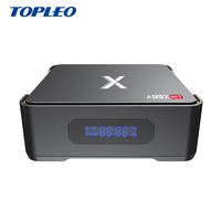 Boîtier TV intelligent Android Amlogic S905X2 A95X MAX 2T2R WIFI VP9+ 4k avec option de 2 Go, 4 Go ou 6 Go de RAM