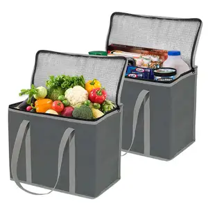 Heetste Kwaliteit Custom Geïsoleerde Lunch Stof Non Woven Tote Koeltas