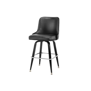 Modern Industrial Commercial Style Swivel <strong>Bar</strong> <strong>Stools</strong> <strong>Leather</strong> With Metal Chair Frame for Kitchen Dining Restaurant Home <strong>Bar</strong> Use - Product Image 2