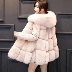 High Quality Custom Windbreaker Coat Women Fashion Furs Mink Jacket