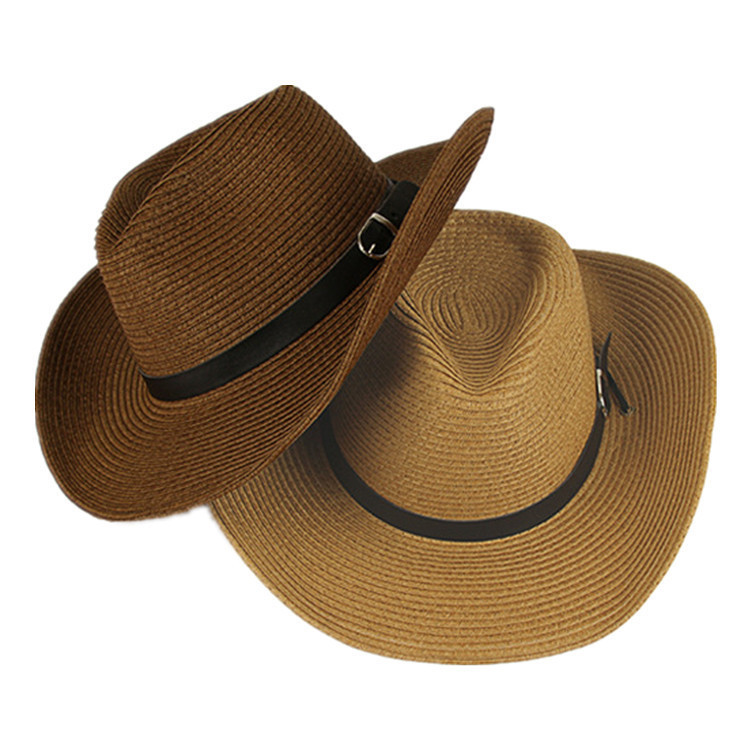Wholesale Foldable Beach Hat Men Indiana Jones Hat Straw display picture 1