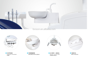 Modelo Básico silla Unidad Dental KLT6210-N2 + higiene instrumento para la botella, desmontable escupidera de cerámica - Product Image 4