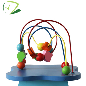 Colorido bebé niños juguete <span class=keywords><strong>de</strong></span> madera mini alrededor beads alambre Maze <span class=keywords><strong>juego</strong></span> educativo laberinto <span class=keywords><strong>bolas</strong></span> - Product Image 6