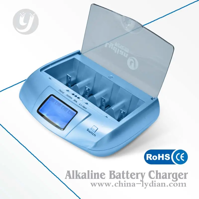 Cargador de batería alcalina para/ni-mh/de ni-cd/aa aaa