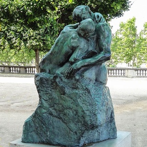 Al aire libre del parque estatua Rodin <span class=keywords><strong>el</strong></span> <span class=keywords><strong>beso</strong></span> de bronce <span class=keywords><strong>escultura</strong></span> de bronce - Product Image 4