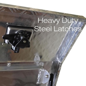 Customized Aluminum Checker Plate Outdoor <strong>Tool</strong> <strong>Box</strong> for Truck Trailer Side Opening Waterproof Dustproof 200L Capacity Storage - Product Image 6
