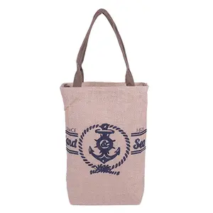 Заводская оптовая продажа, высокое качество, сумка для джута, Индивидуальная сумка для покупок, джутовая подарочная сумка