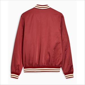 High Custom Mens Hip Hop <strong>Jackets</strong> Windproof <strong>Waterproof</strong> <strong>Jackets</strong> Wholesale Satin Custom Mens Bomber <strong>Jackets</strong> in <strong>Red</strong> - Product Image 3