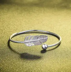 YFY057 модные ювелирные изделия национальные браслеты с перьями могут быть открыты для регулировки браслетов