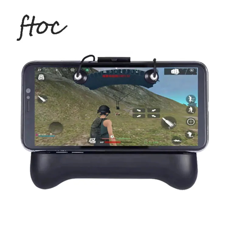 New 4 In 1 Game Pad Cooler Cooling Fan Gamepad Mobile Holder Stand 2000 mAH Power Bank for 4 6 inch Smartphone