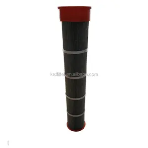 Lapisan anti-statis dan PTFE membran filter cartridge, Lipit cartridge filter debu, tas dan kandang mengganti filter cartridge