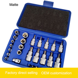 Bộ 30 Ổ Đĩa Hex Torx <span class=keywords><strong>Star</strong></span> Bit Ổ Cắm Bộ Chuyển Đổi Vít Nhấn Tay Áo Coupler Dụng Cụ Sửa Chữa Ô Tô Bằng Chứng Giả Mạo - Product Image 5